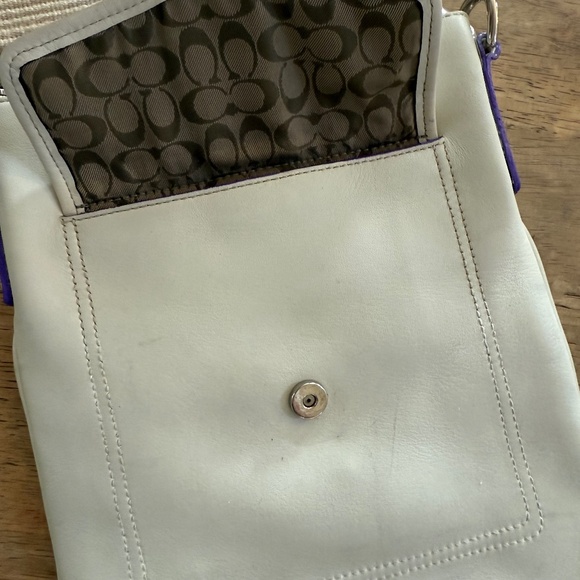 Vintage Y2K Coach Ivory Hamptons Swing /Crossbody Bag - Picture 13 of 14